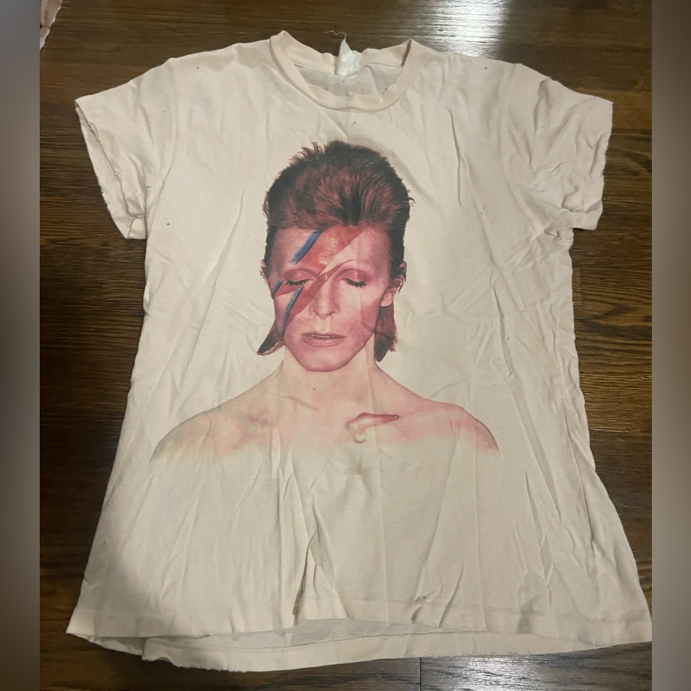 MadeWorn   David Bowie T shirt X Size